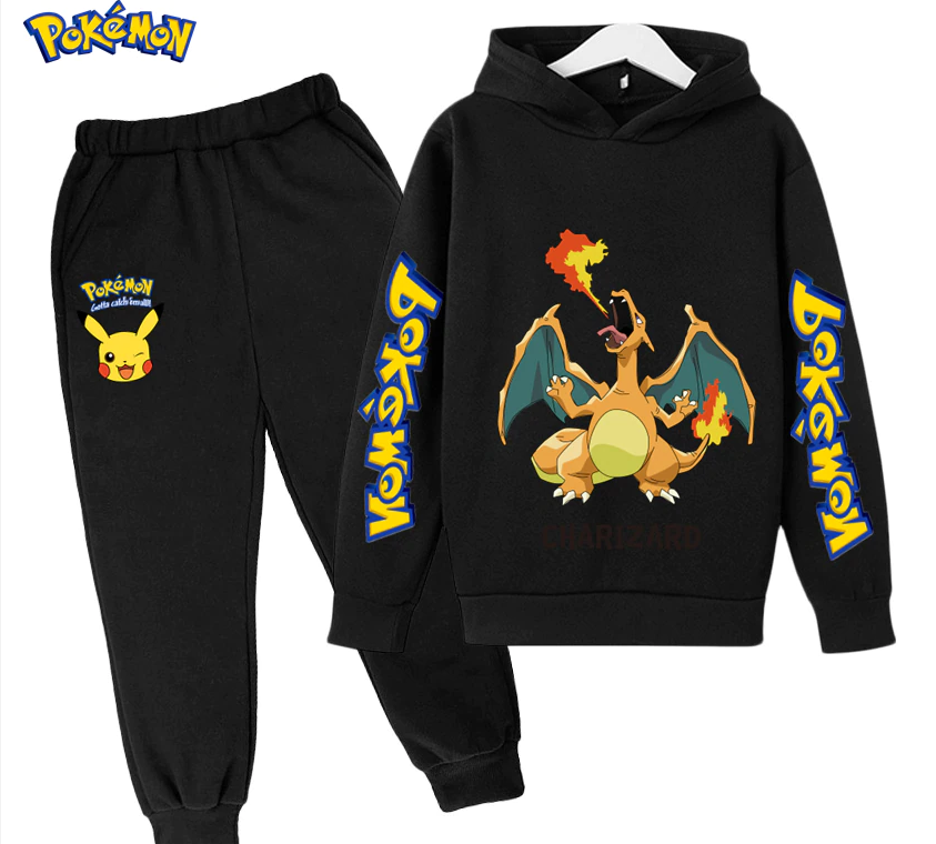 P0kemon Fire Dragon Track Suit