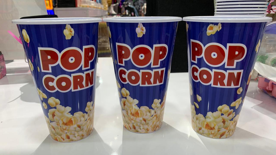 Blue Popcorn tub bowl