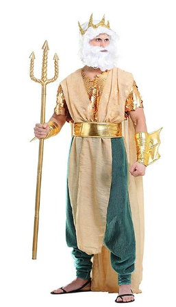 Greek Mythology Poseidon Cosplay Costume