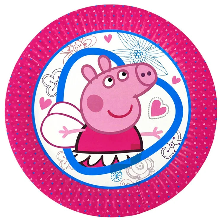 Peppa Party 7inch Plates (10pcs)