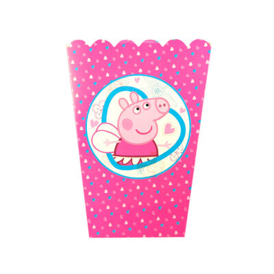 Peppa Party Popcorn Box