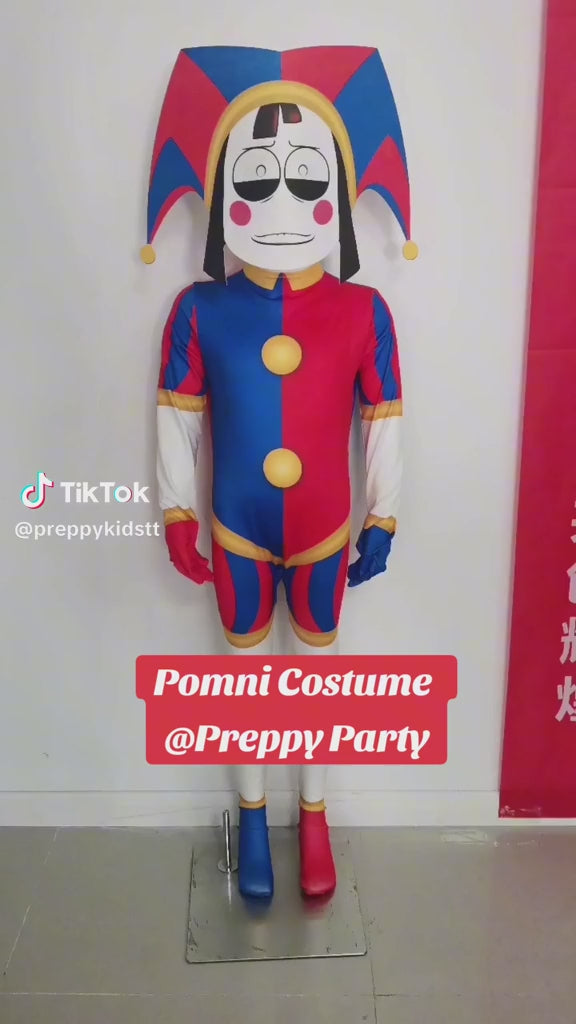 POMNI Amazing Digital Circus Costume cosplay outfit for kids