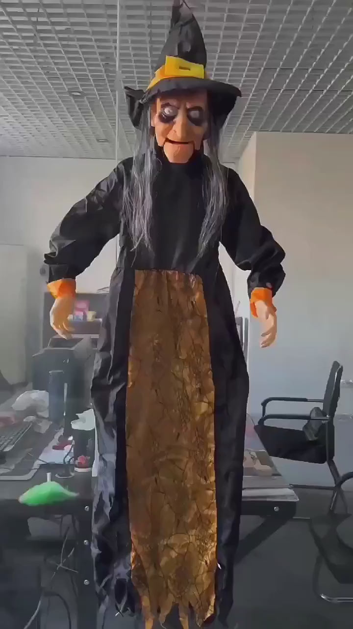 Halloween Voice Controlled Horror Electric Halloween Witch