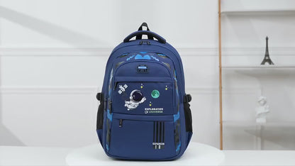 Spaceman Bookbag Blue