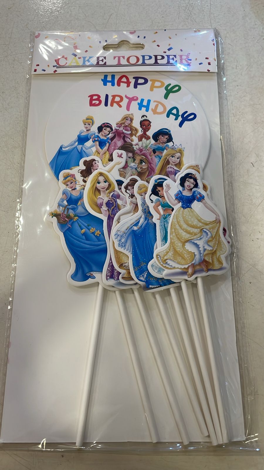 Disney Princess Cake and Cupcake Toppers