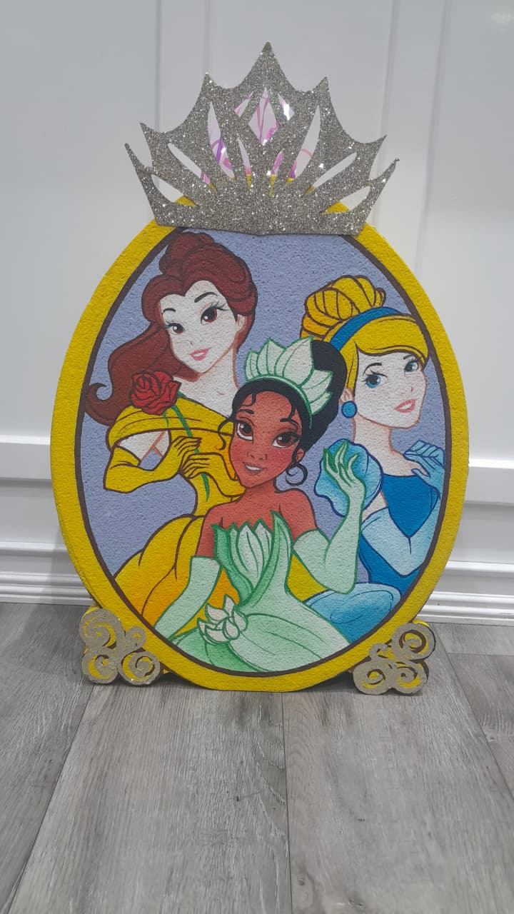 Princess Pinata Belle, Tiana, Cinderella Party 2