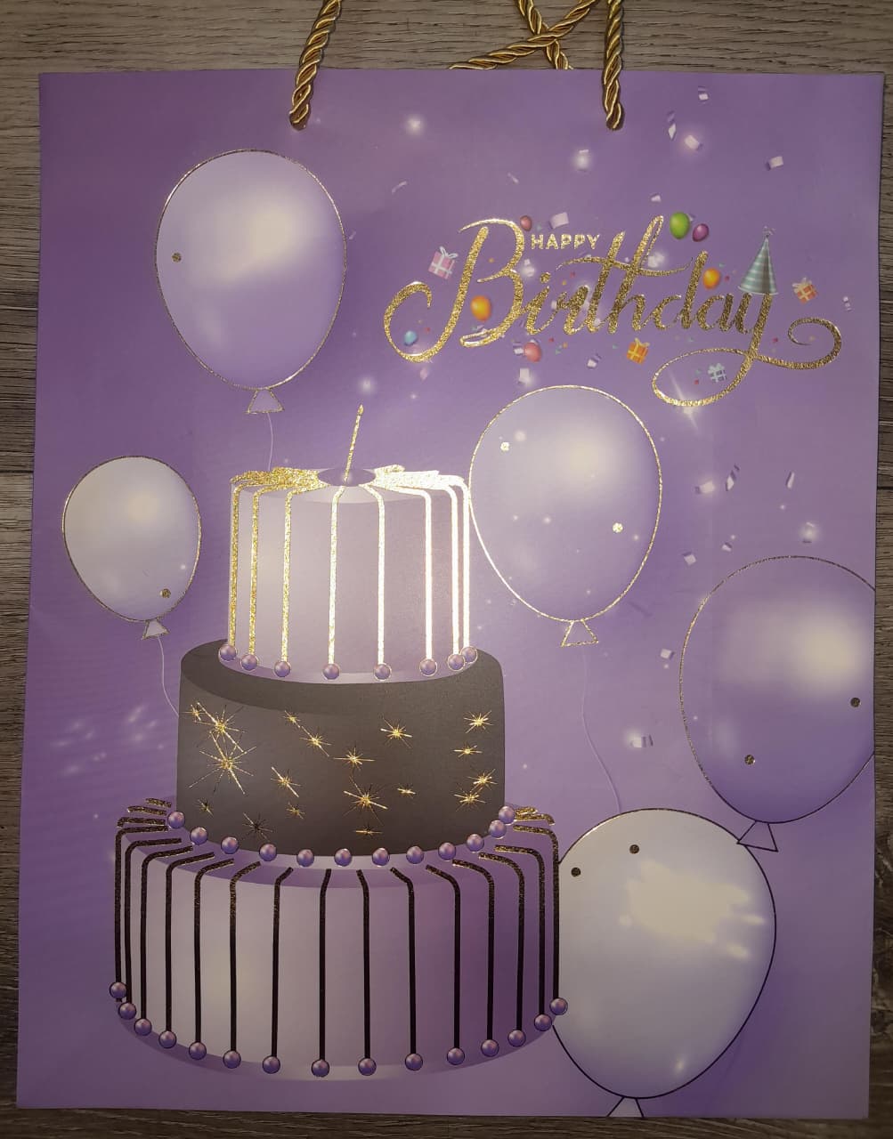 Happy Birthday Medium Gift Bag