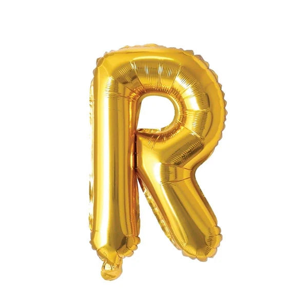16" Letter R  foil Gold