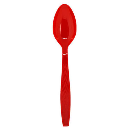 Red Spoon (10pcs)