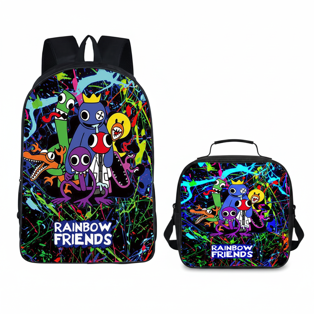 Rainbow Friends backpack and lunch bag 2pc set
