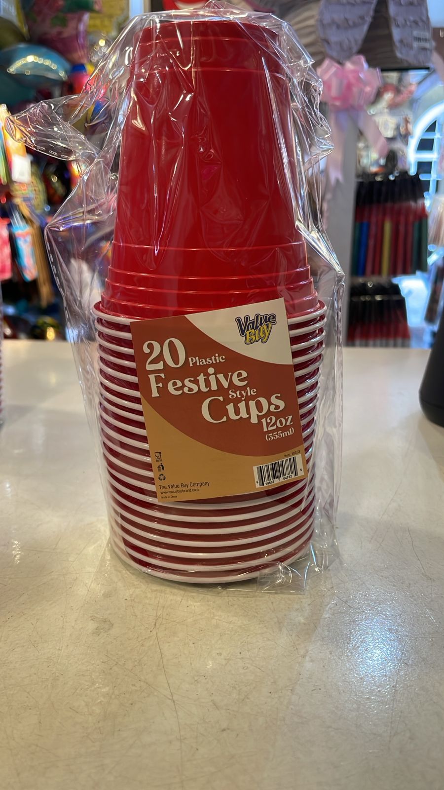 20 pc Elegant Cups 12oz (assorted)