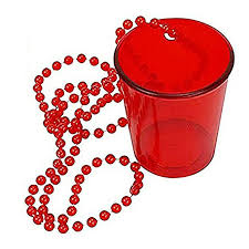 Beaded Shot Glass Necklaces