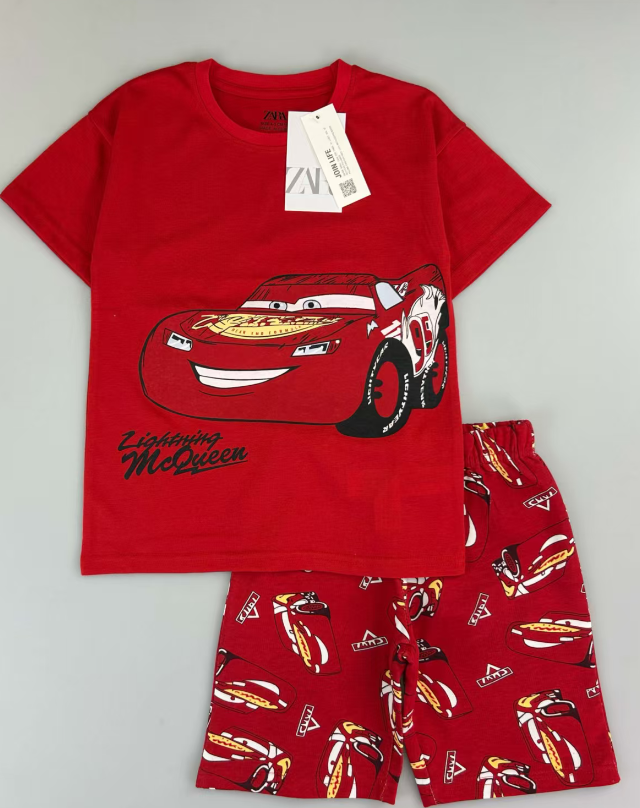 Zara  Lightning McQueen graphic 2pc track suit