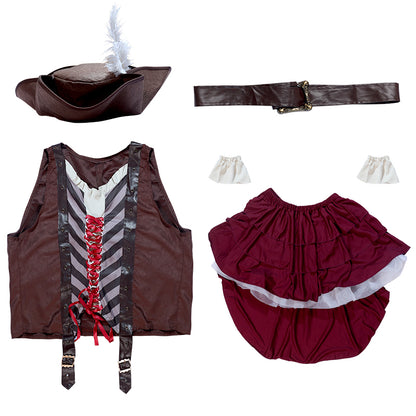 Renaissance Pirate Woman Costume Cosplay