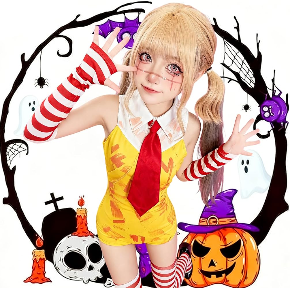Adult Female Ronald McDonald Clown Cosplay Costume