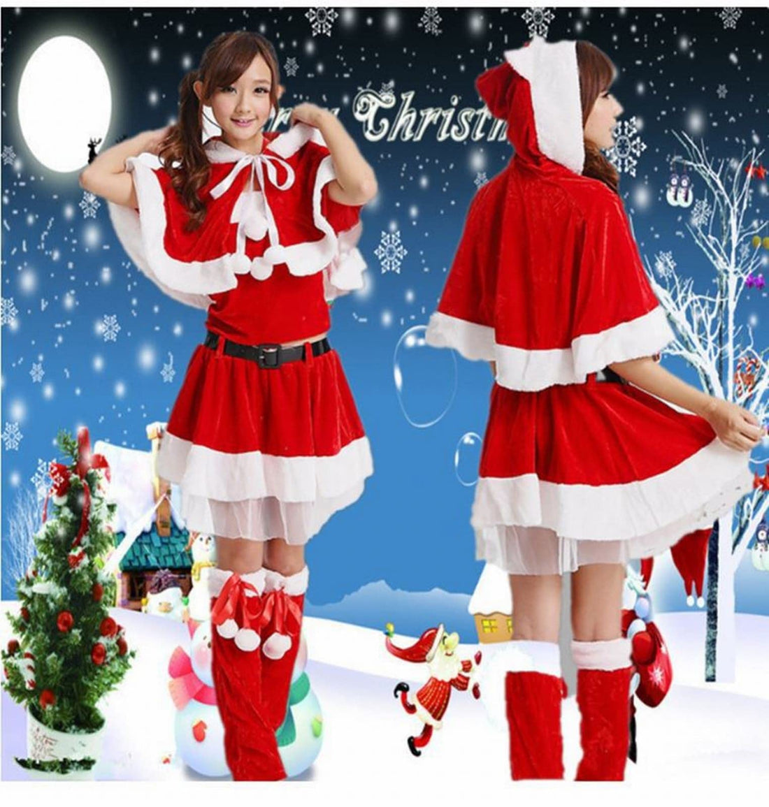 Mrs Santa Claus Outfit suit 