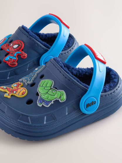 Next Marvel Baby Avengers Fluffy Clogs