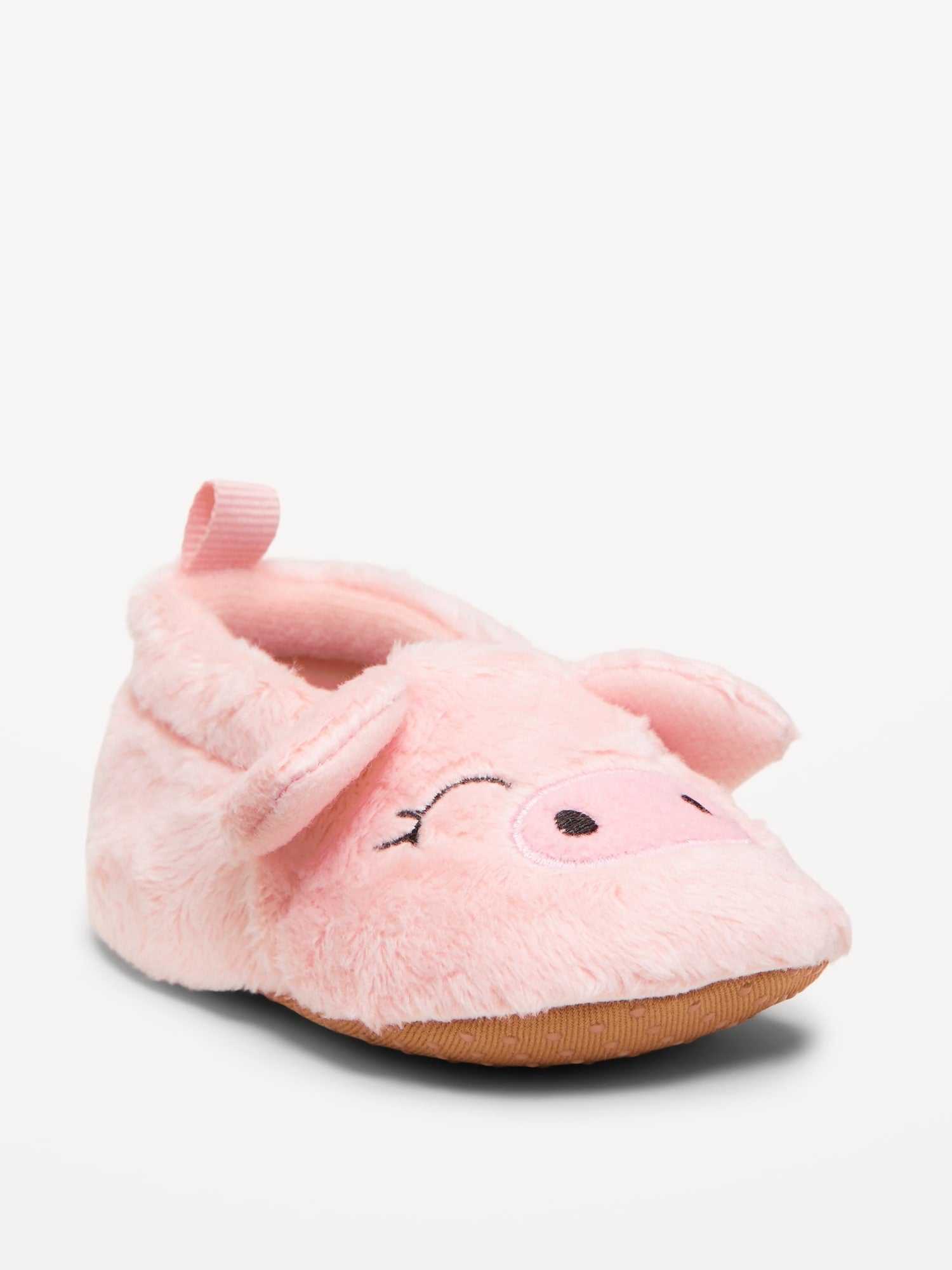 Old navy pink pig slippers