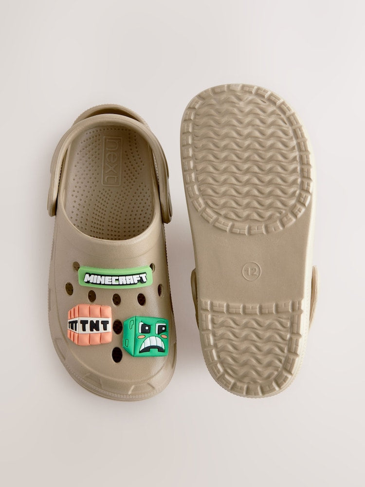 Next Minecraft Cream Crocs