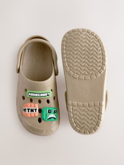 Next Minecraft Cream Crocs