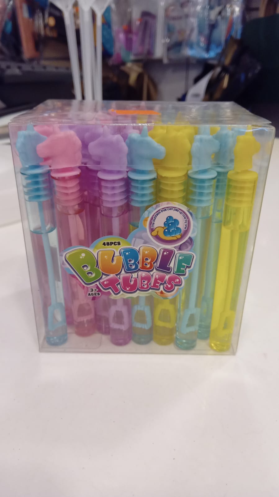 Unicorn 48 pcs Bubbles Tubes (Party Favors)