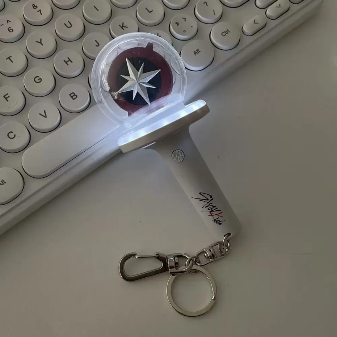Stray Kids Mini Led  Light Stick Key Chain