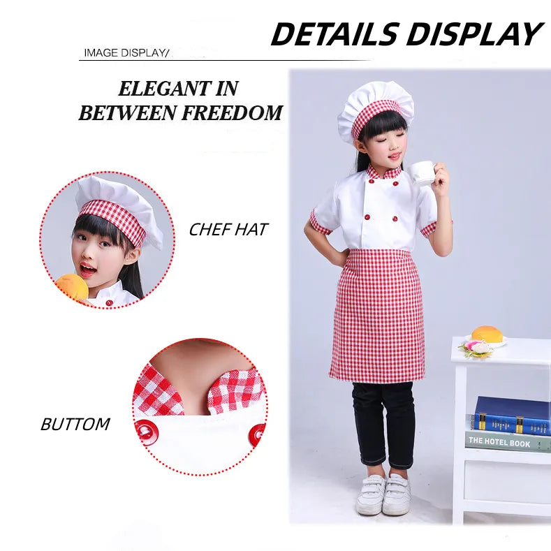 Chef Career Day Costume Red &amp; White