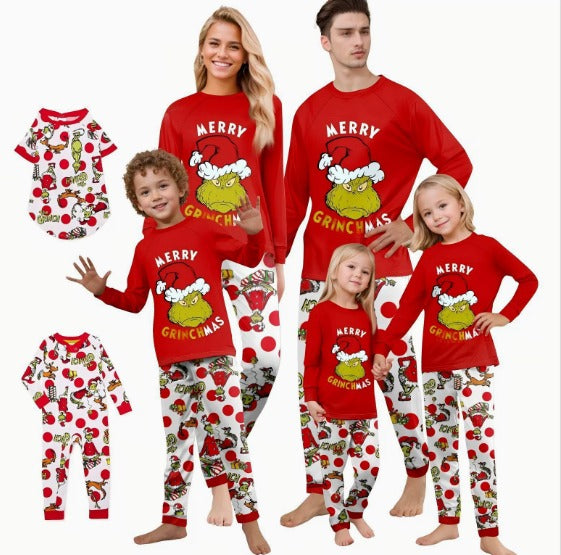 Merry Grinchmas Kids Christmas Pajamas