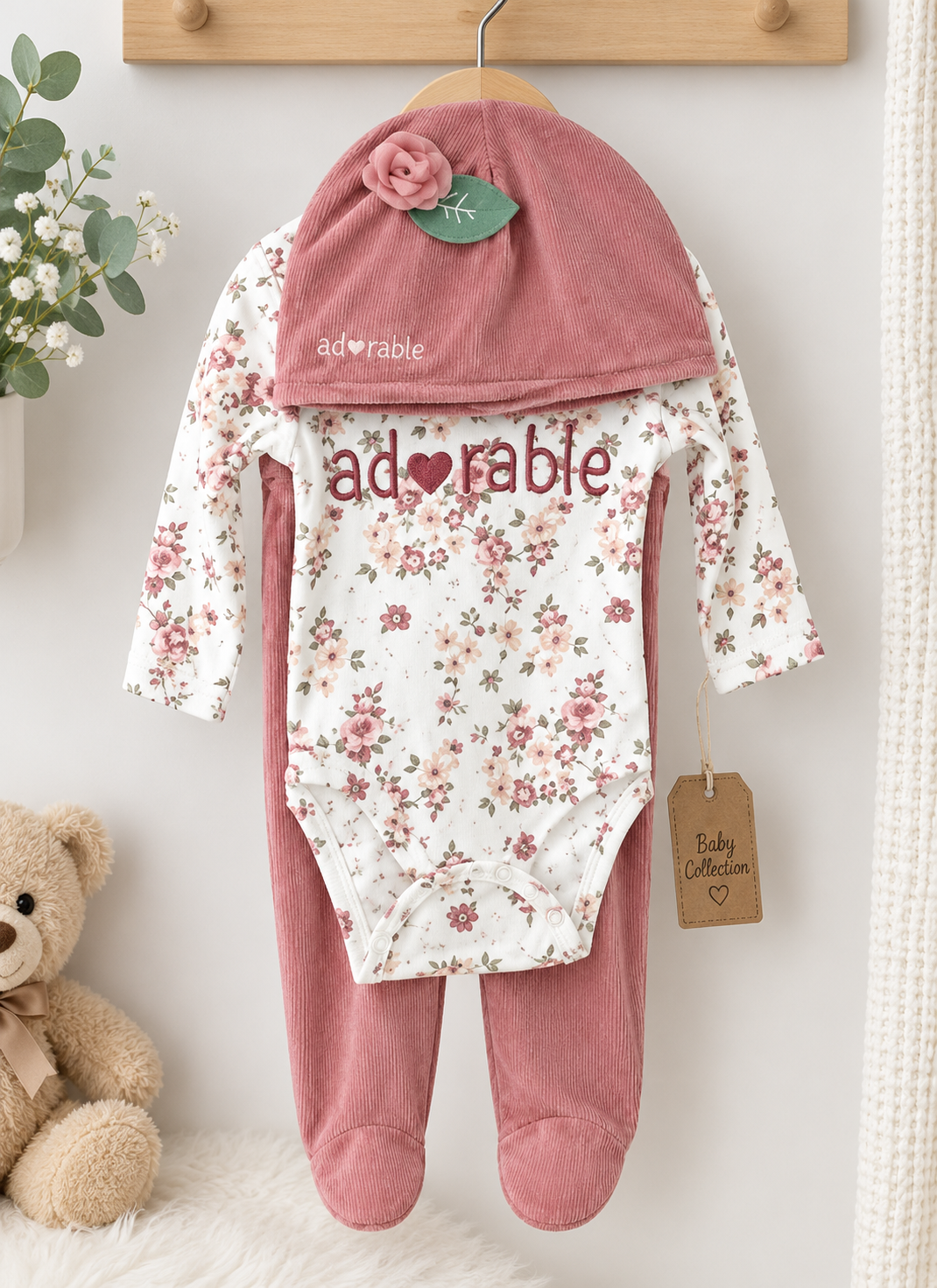Dream gro Adorable 3-Piece Baby Outfit Set
