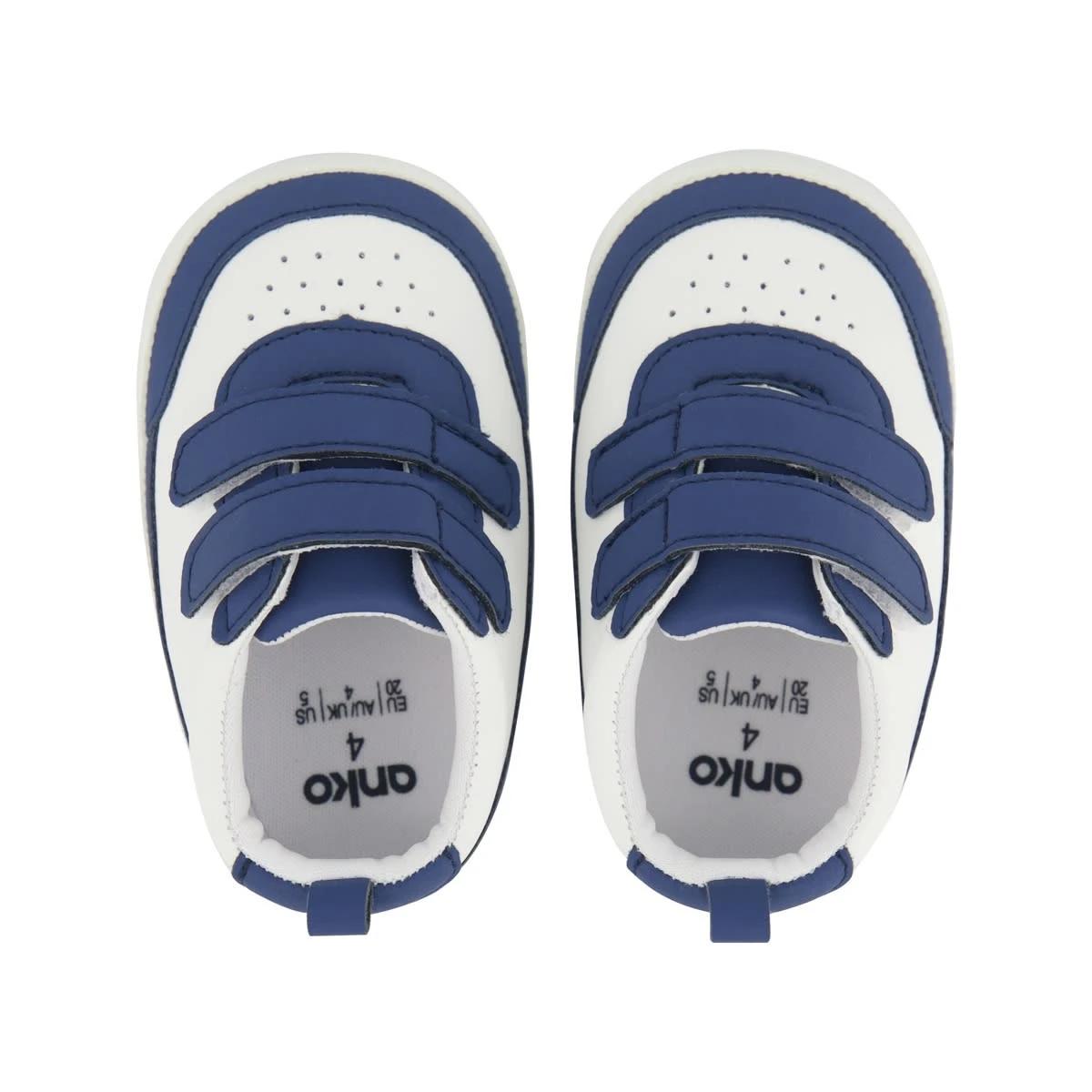 Anko baby sneakers white and blue