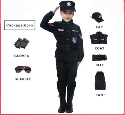 SWAT Career Day police man outfit costume