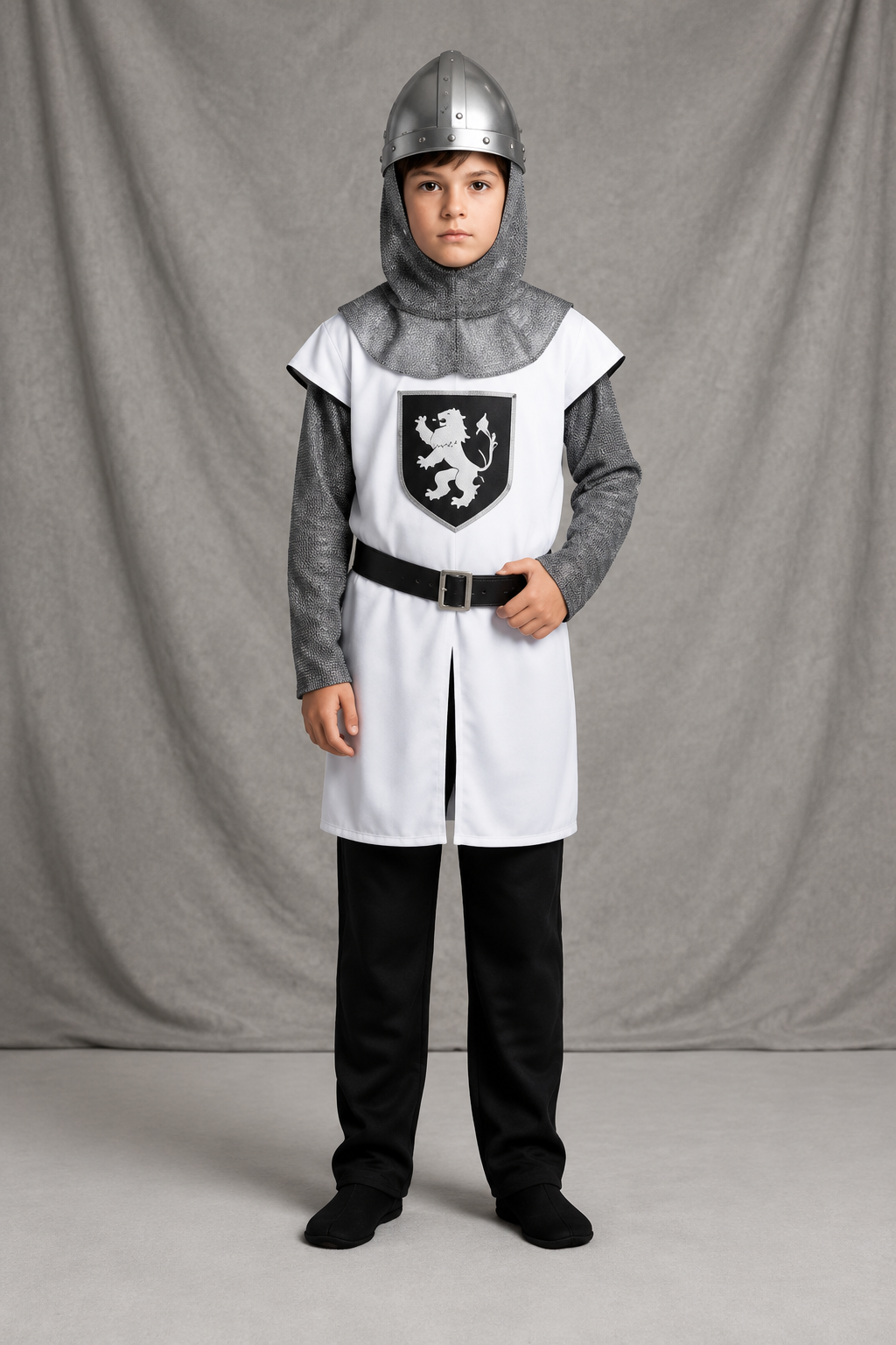 White Medieval Crusader Costume