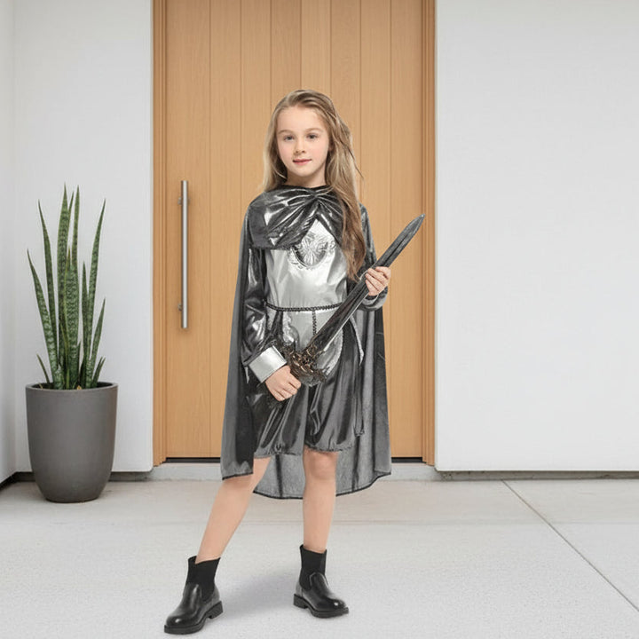 Shining Silver Knighy Girl costume