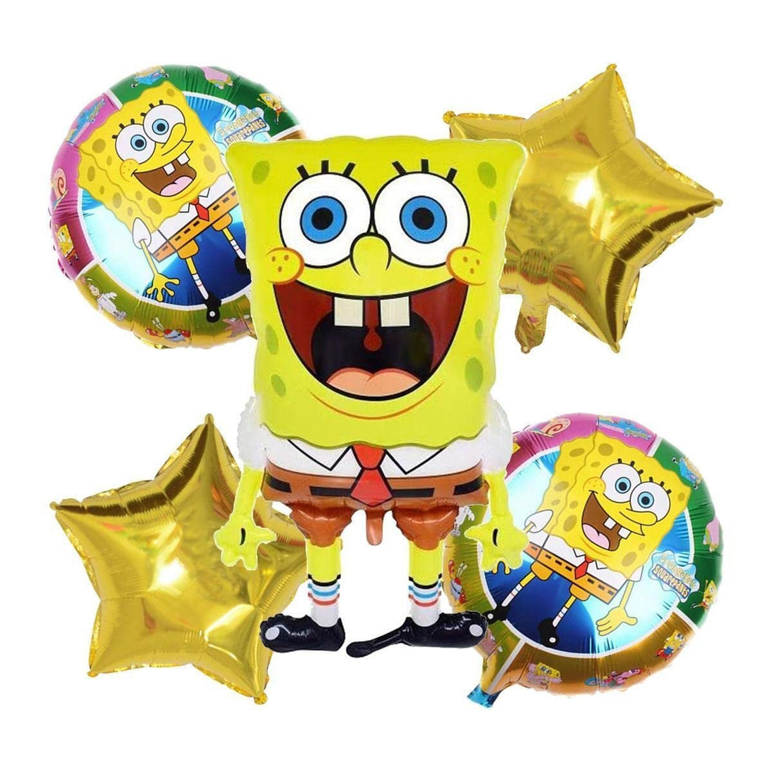 5pc Spongebob foil balloon