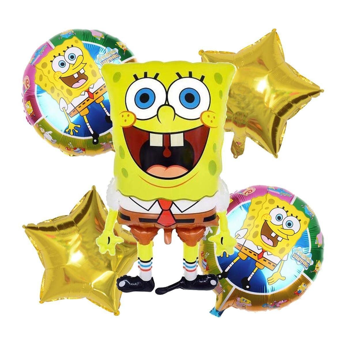 5pc Spongebob foil balloon