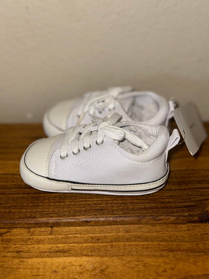 White baby sneakers