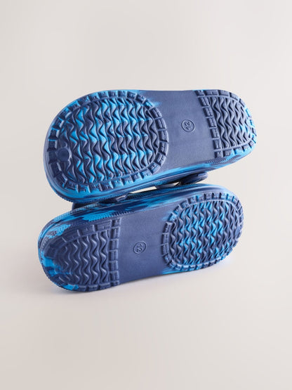 Blue shade Swirl crocs