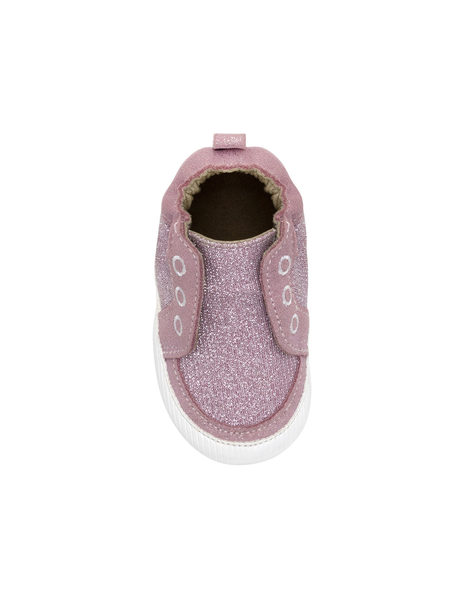Robeez pink glitter soft soles shoes