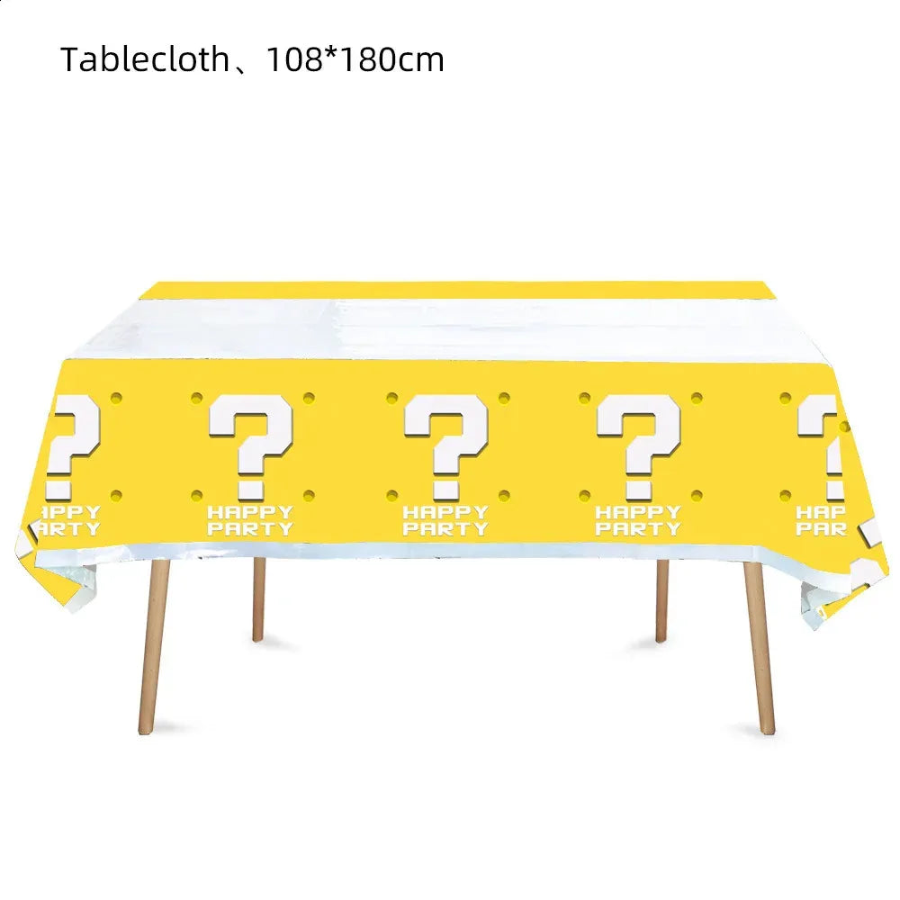 Happy Party Mario Table Colth