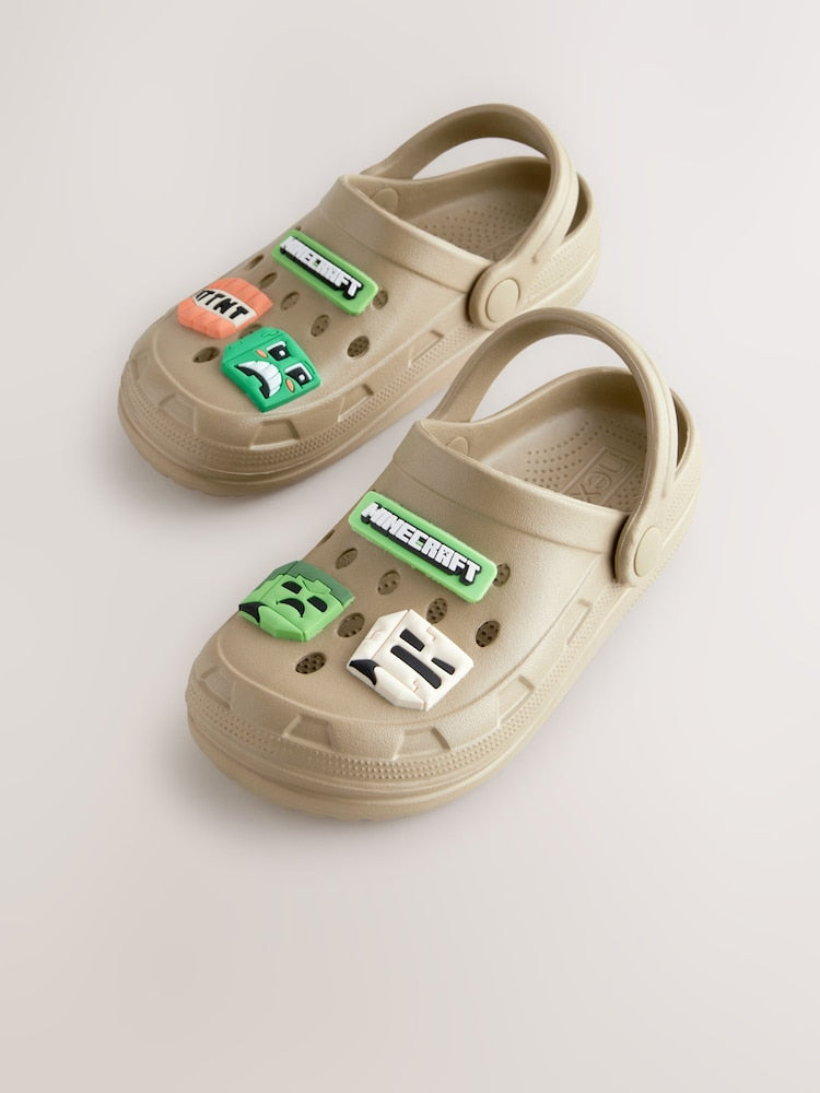 Next Minecraft Cream Crocs
