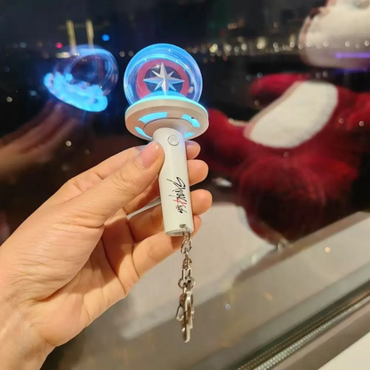 Stray Kids Mini Led  Light Stick Key Chain