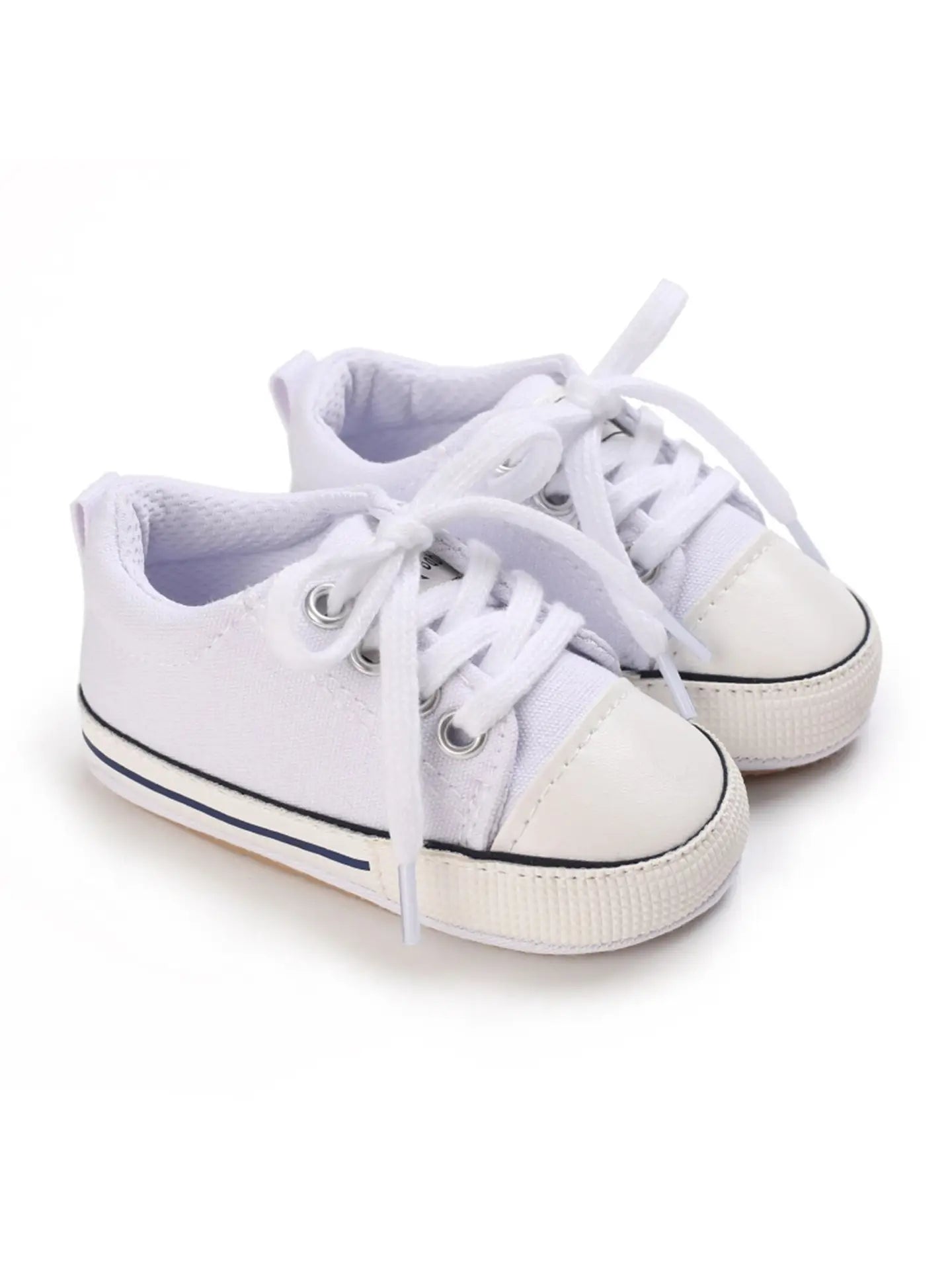 White baby sneakers
