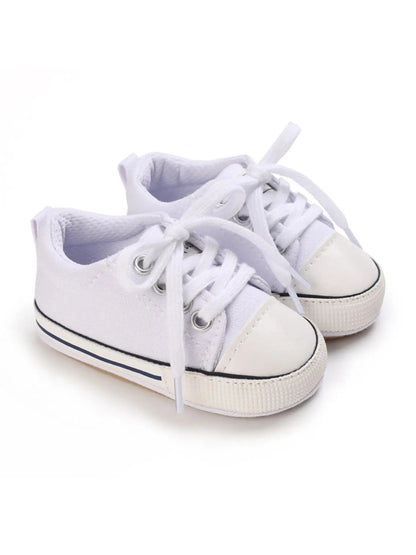 White baby sneakers