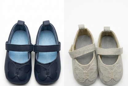 Butterfly Mary Jane baby flats