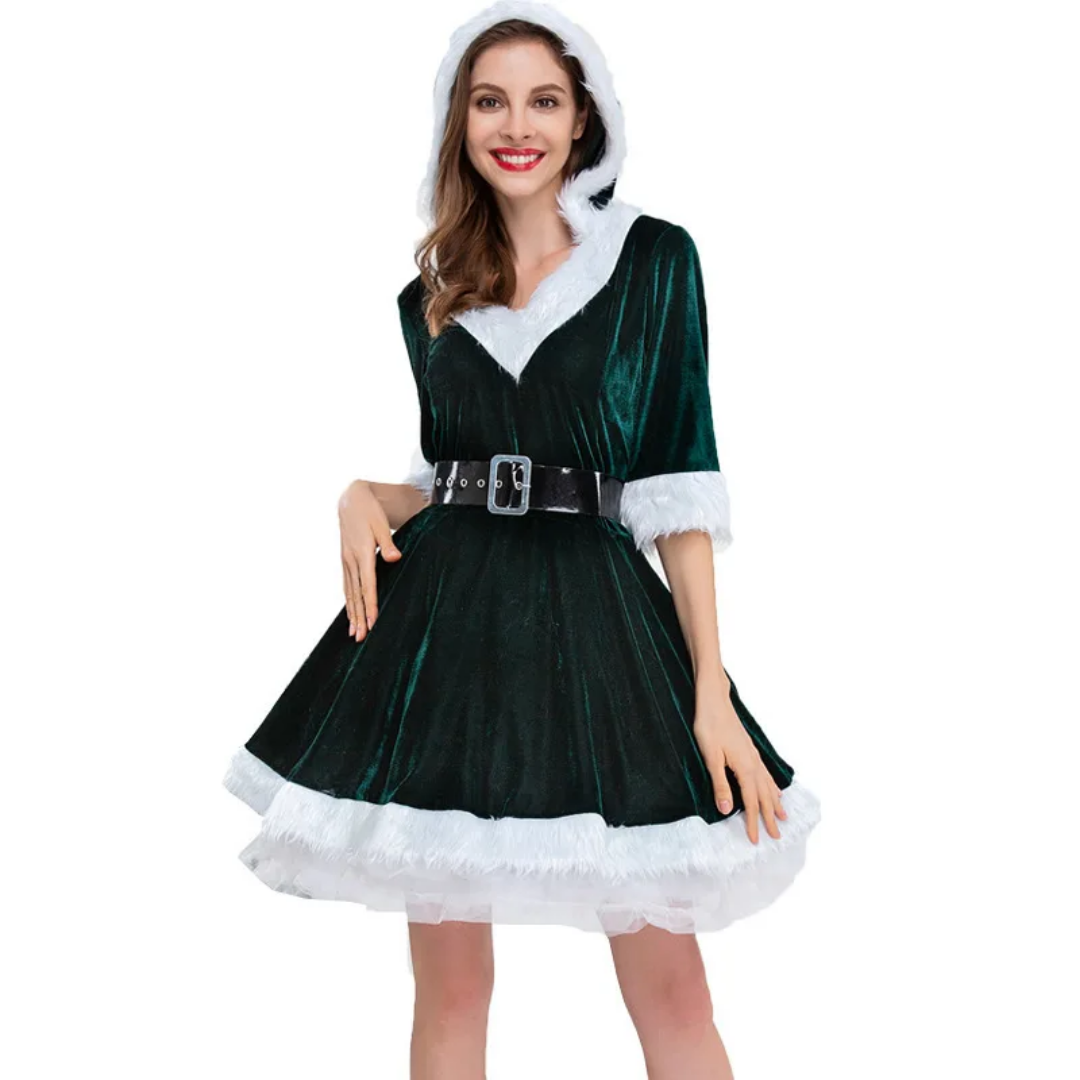 Sassy Mrs Claus Green Costume