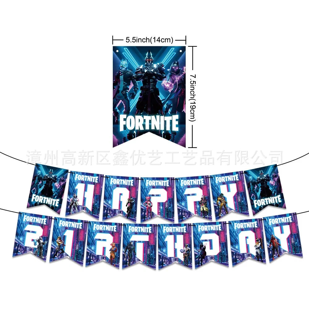 Fortnite Season X Party Decorations  Package