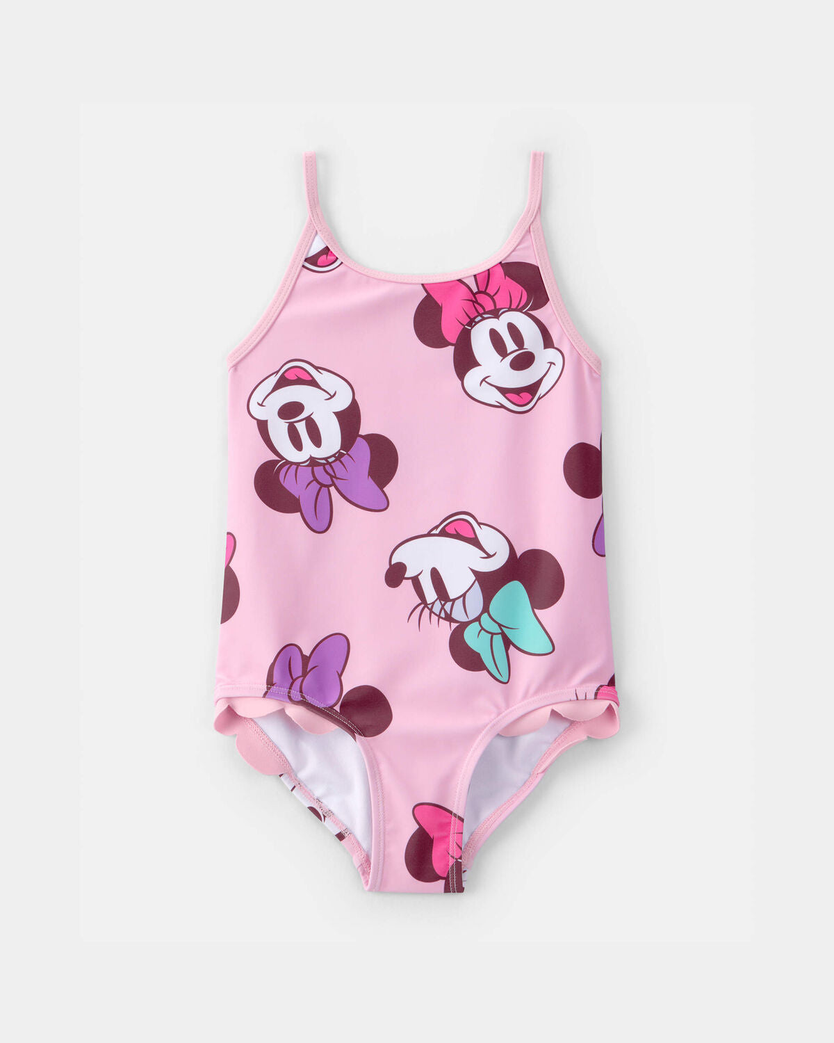 Toddler Girl 1-Piece Minnie Mouse Swimsuit - Pink