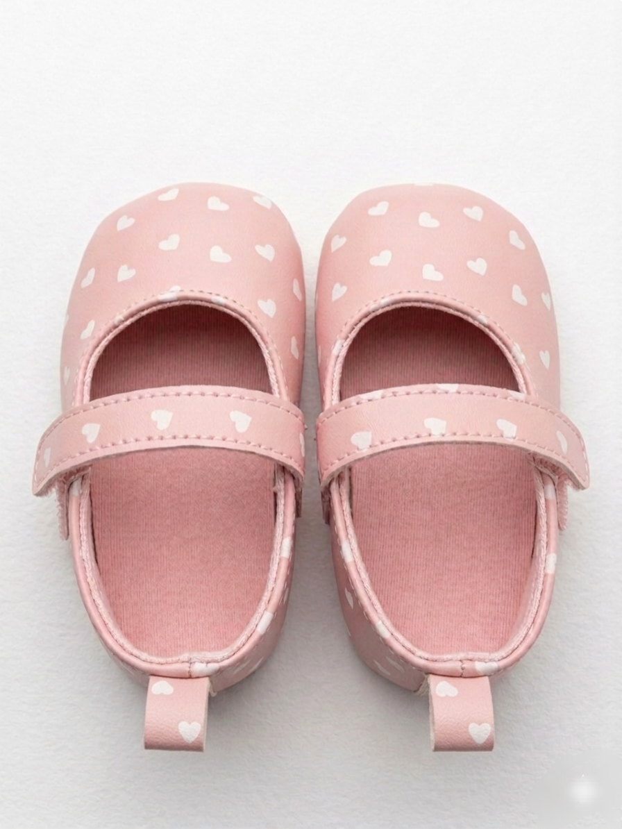 Pink baby Mary Jane shoes