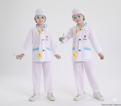 Doctor Career Day Costume White Long Sleeve, Long Pants