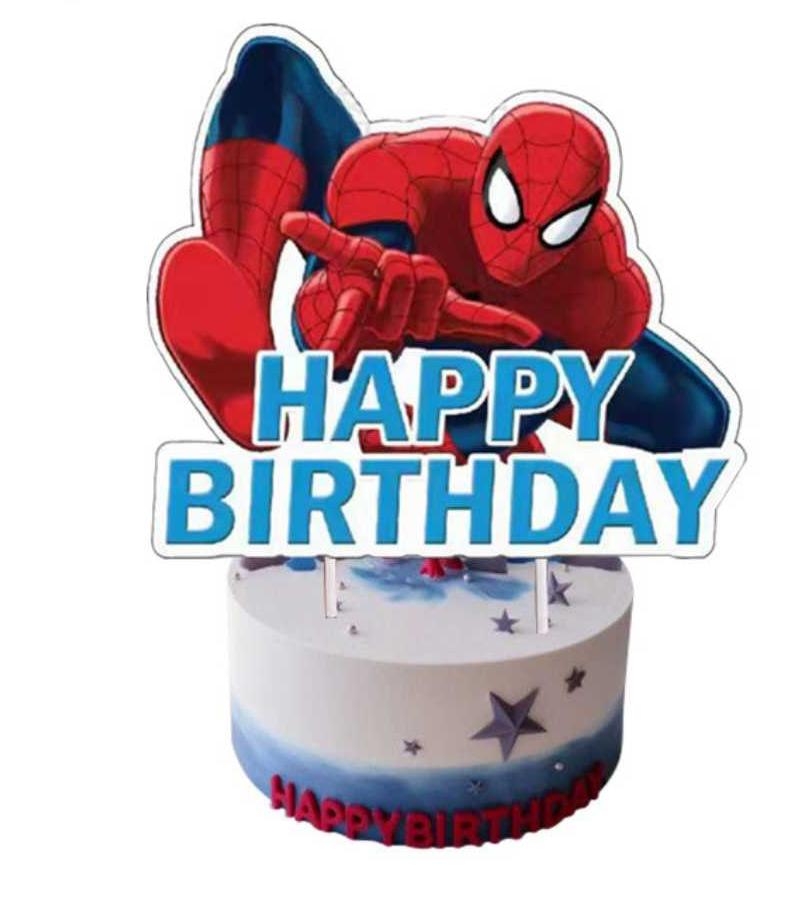 Spiderman Cake Topper